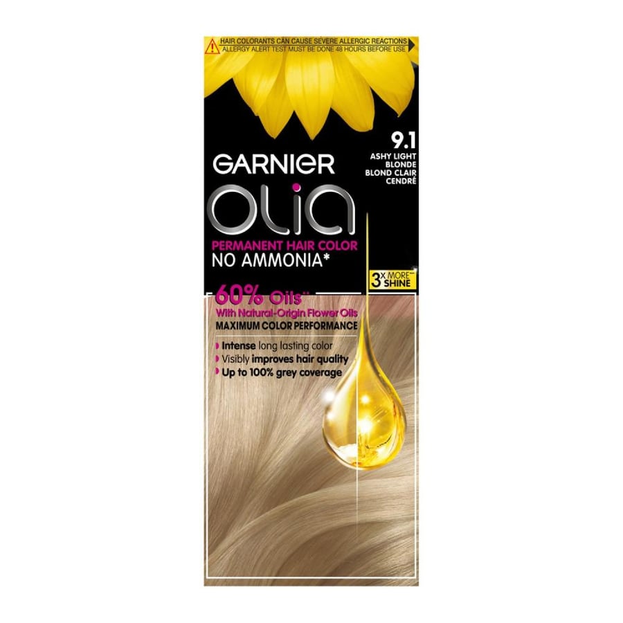 Garnier hair dye Oily permanent and ammonia-free - Light ash blonde