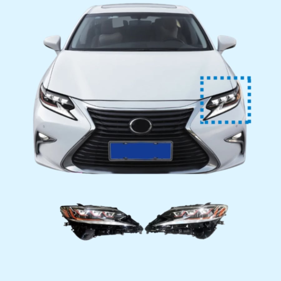 تحويل شمعات لكزس Lexus three lens set ES300 2013-2017