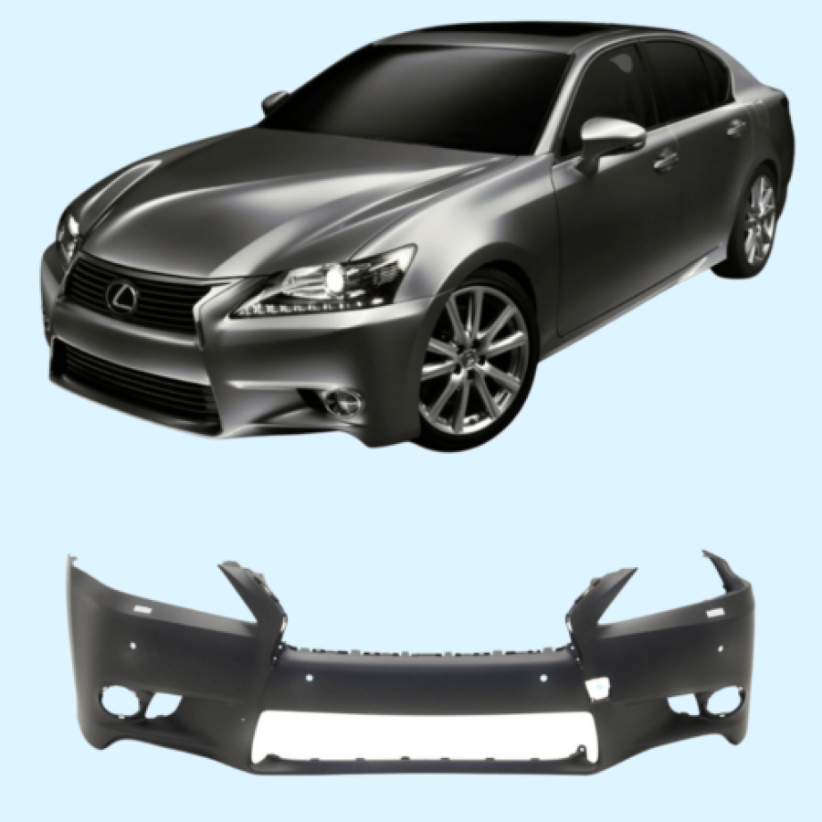 صدام امامي مع فتحة حساس و مرشات GS350 2013 FRONT BUMPER