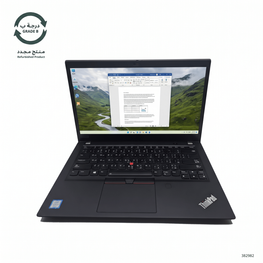 لينوفو ثينكباد الجيل الثامن intel core i5-T490s-16GB -512GB - شاشة تدعم اللمس