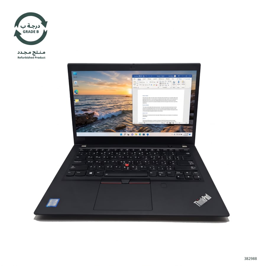 لينوفو ثينكباد الجيل الثامن intel core i5-T490s-16GB -512GB - شاشة تدعم اللمس