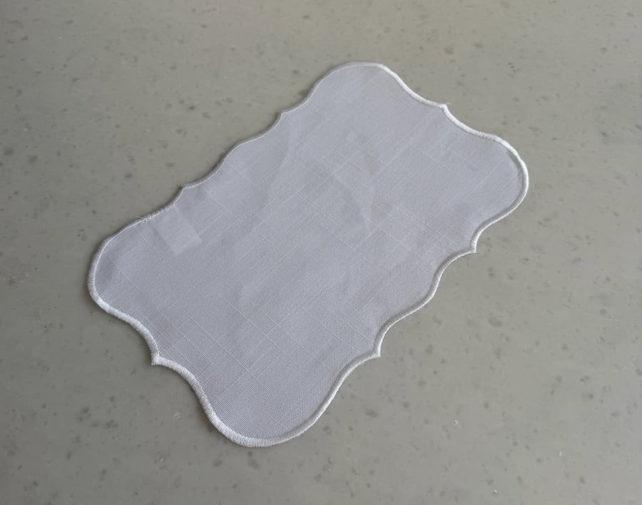 White bedspread