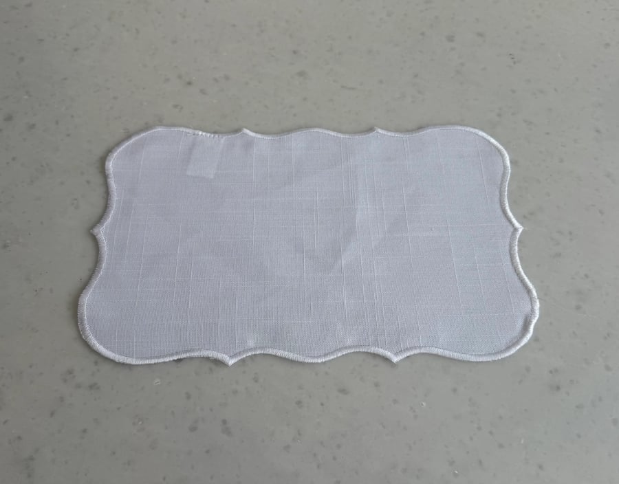 White bedspread