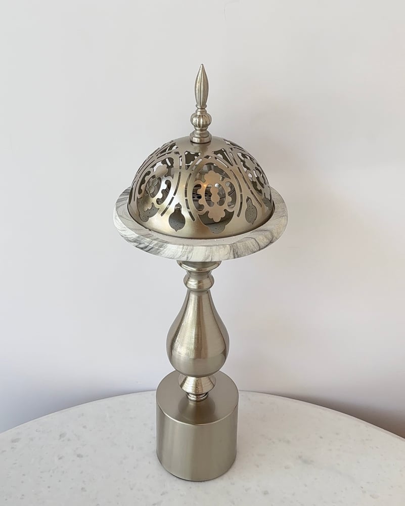 مبخرة نيكل مطفي مع ابيض
