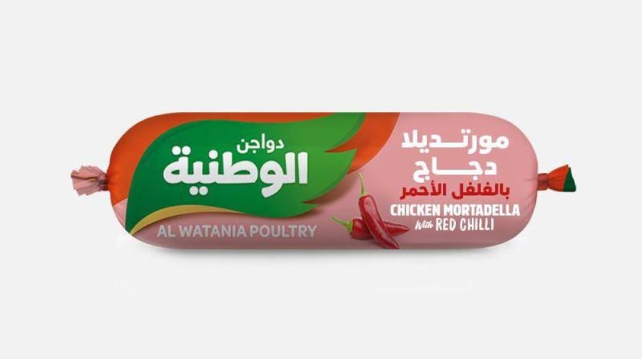 مورتديلا دجاج بالفلفل الاحمر الوطنية 250جم