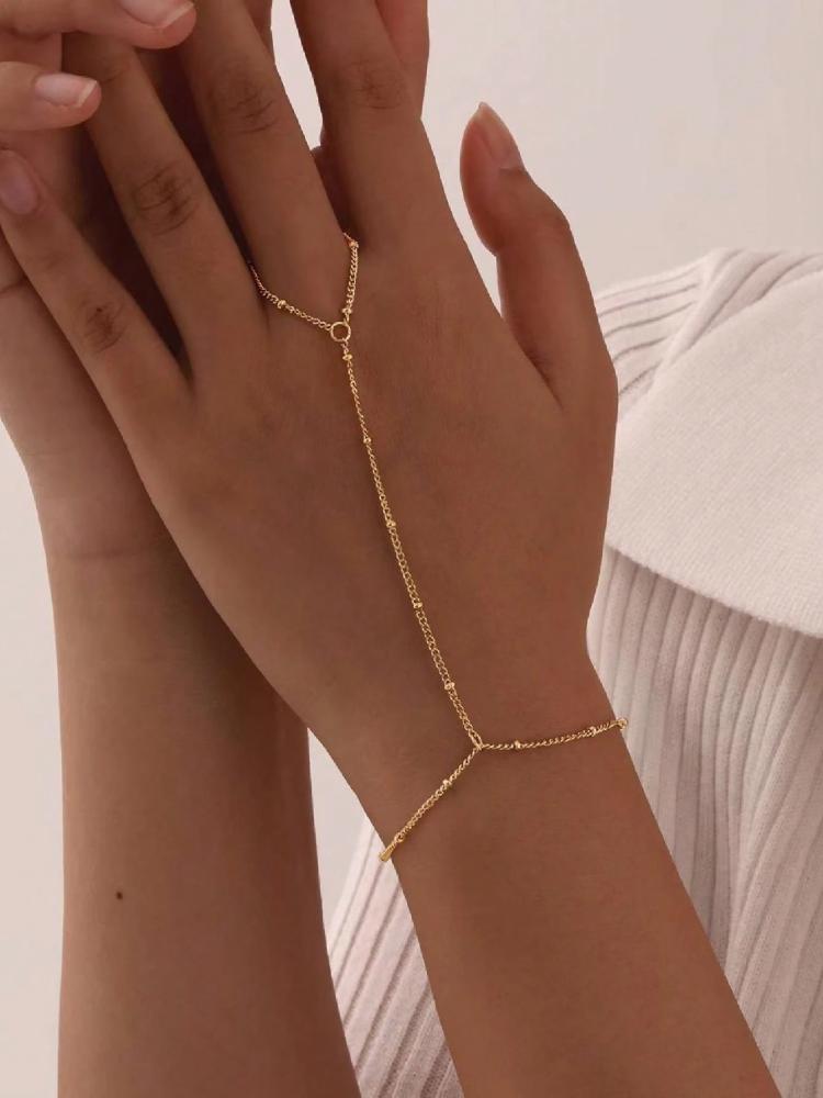 السوار أصابع لؤلؤ أرز مينيمال