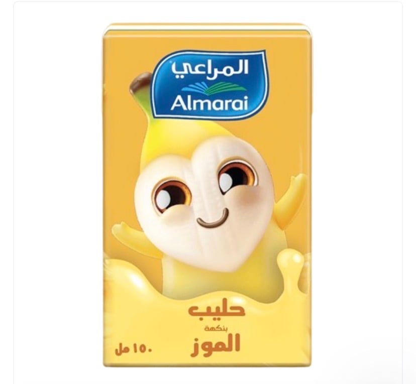 حليب المراعي موز 150 مل