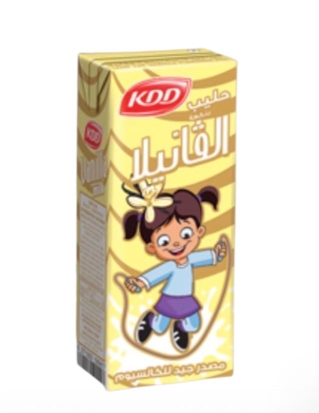 حليب كيديدي فانيلا 180مل