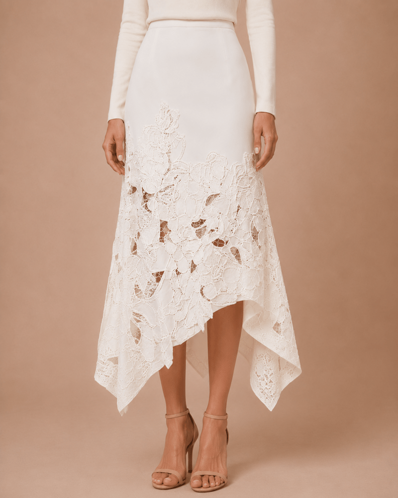 A white skirt.