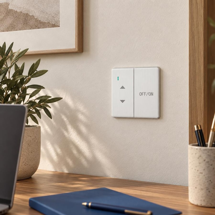 DXBZ White or Black Striped Curtain Switch with 30-Year Warranty | Four Lines Establishment