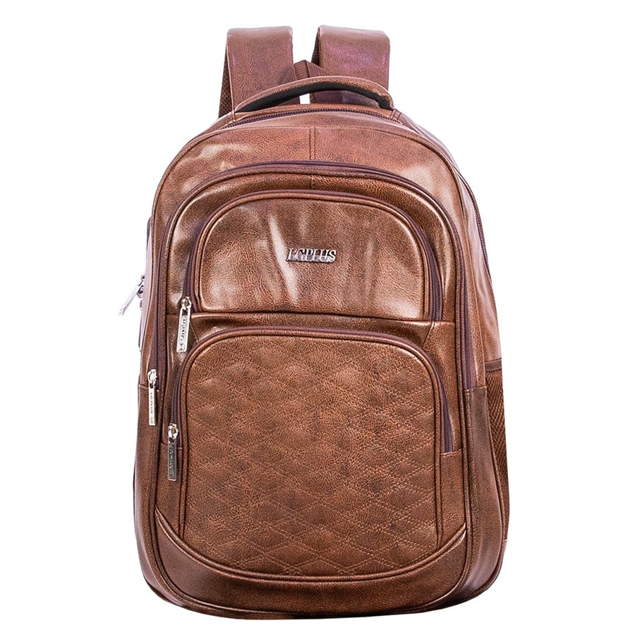 حقيبة ظهر أل جى بلس الجلد الفاخرة 18 LT BROWN
