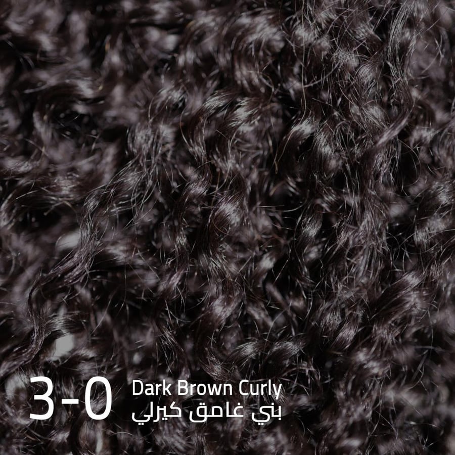 باروكة هنديكيرليبني غامق