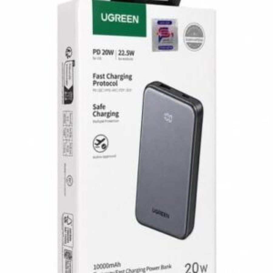 باور بانك يوجرين 10000mAh بقوة 20W | شحن سريع تايب سي