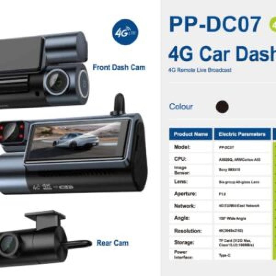 داش كام Phone Planet الذكية 4G بدقة 4K (أمامية وخلفية)