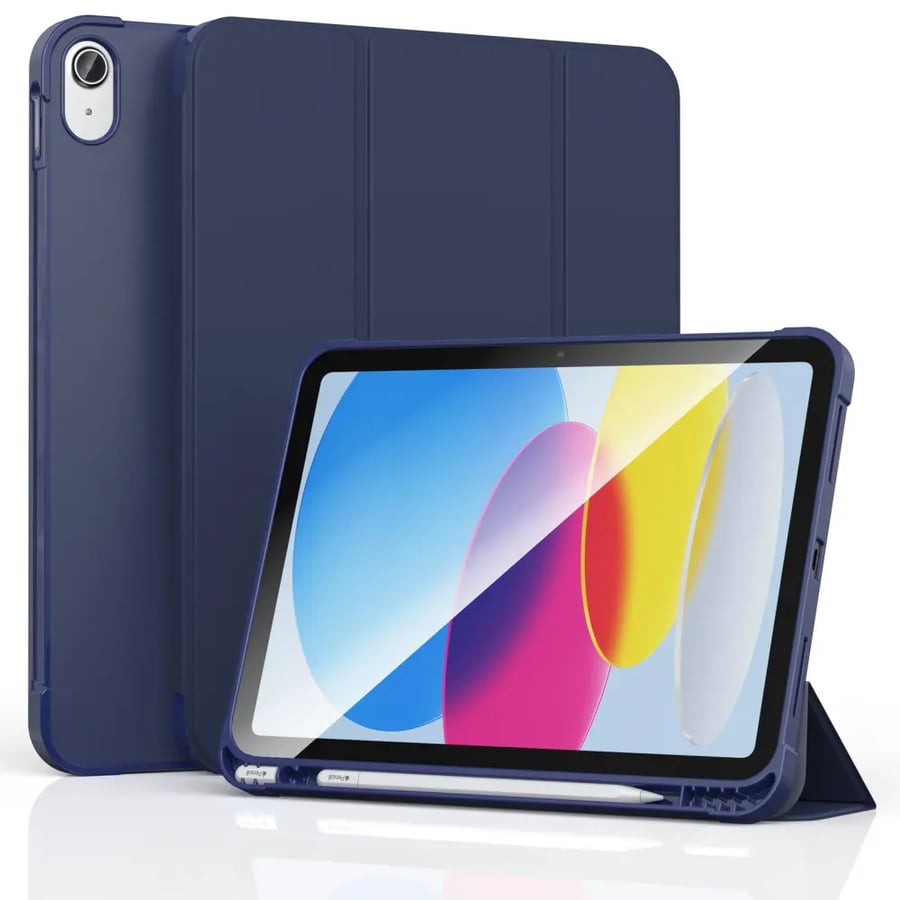 كفر iPad 10th/11th Gen 10.9”-11” مع حامل قلم