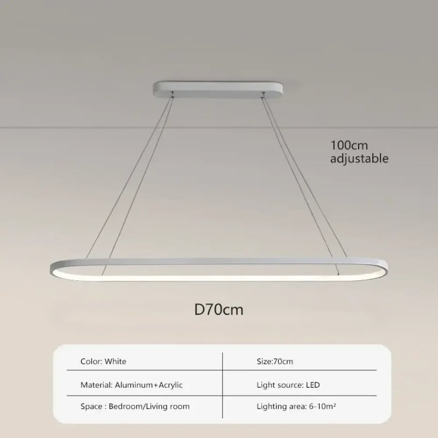 إضاءة قلادة LED حديثة 70/90 سم