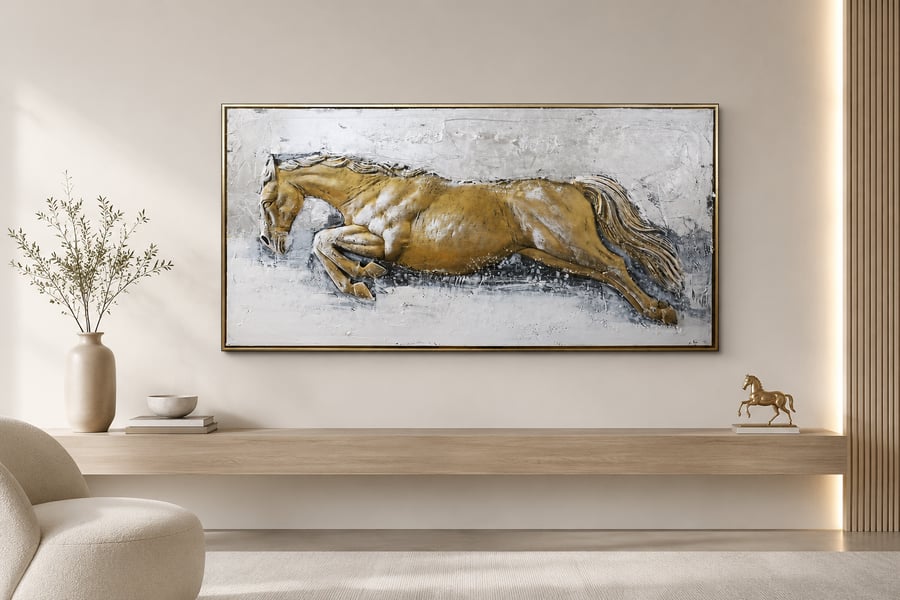 لوحة ديكور طولية مقاس 70 × 140 سم