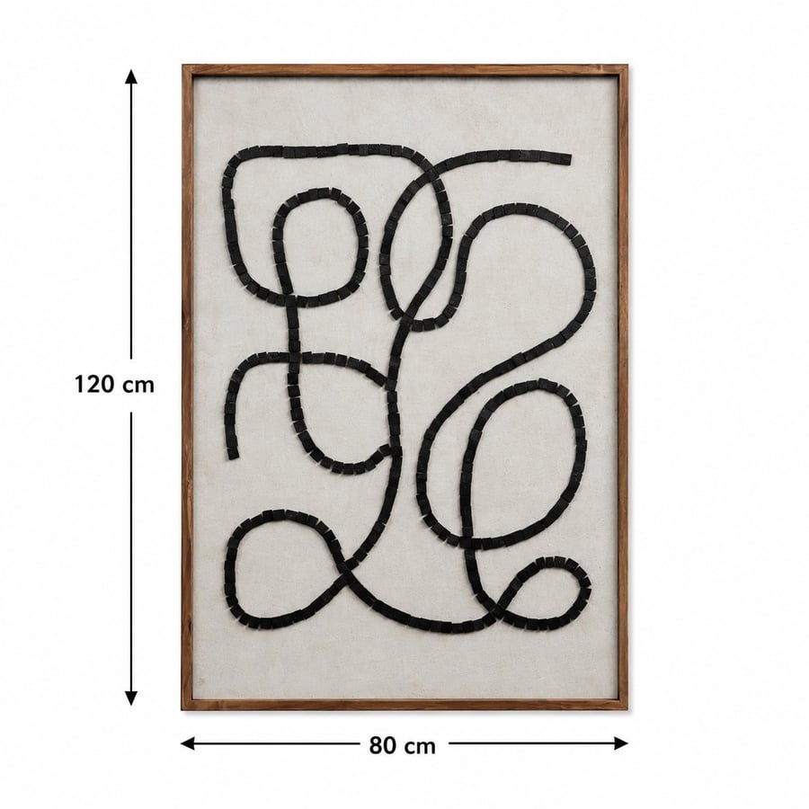 لوحة ديكور مستطيلة مقاس 120 × 80 سم