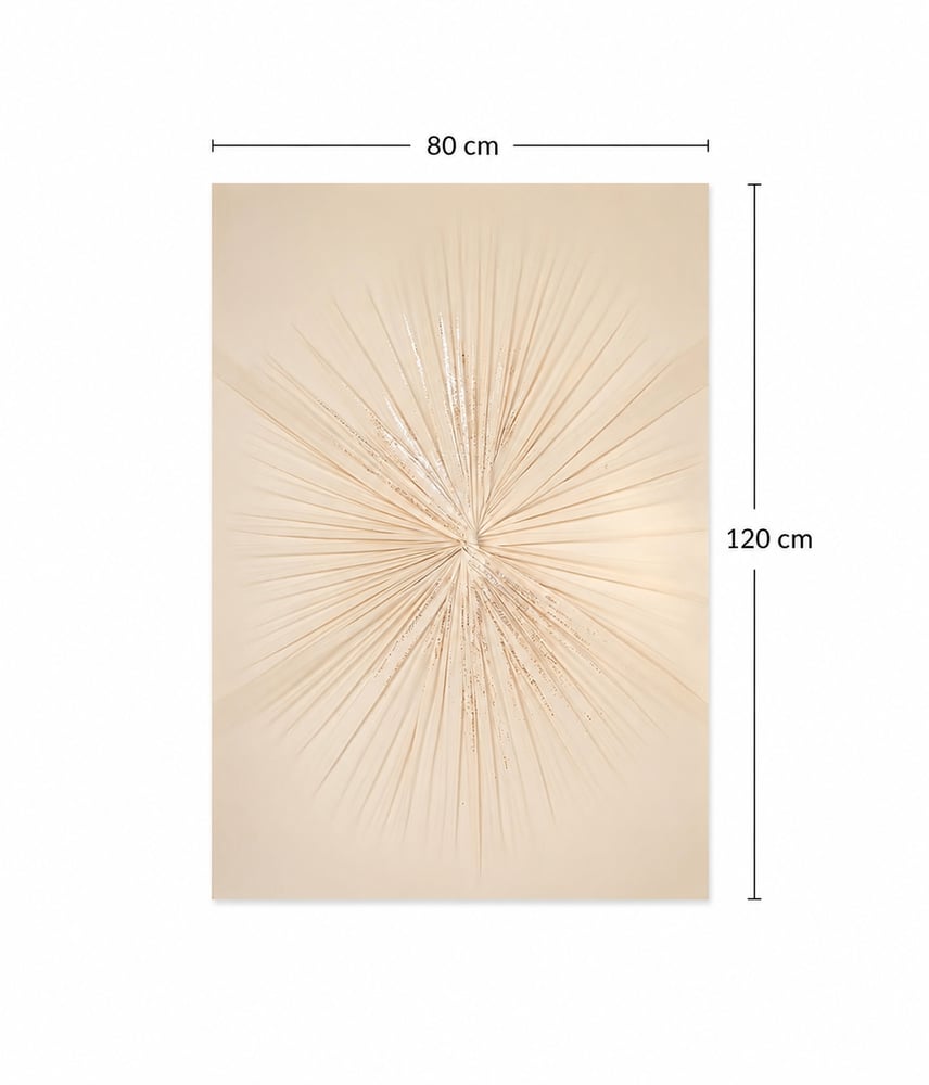 لوحة ديكور عصرية بدون إطار مقاس 80 × 120 سم
