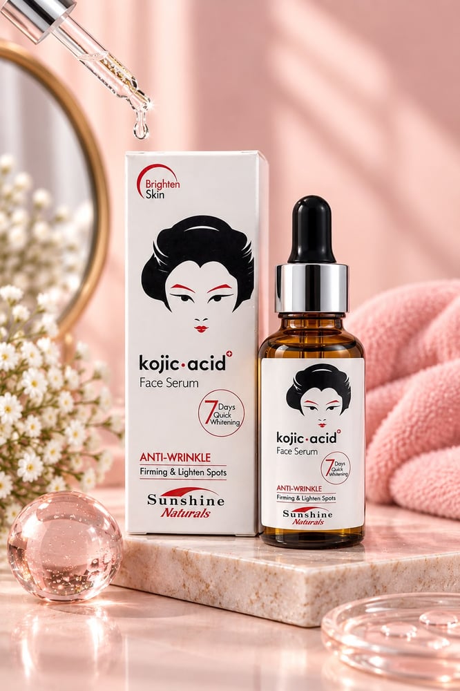 سيروم الوجه بحمض الكوجيك – Sunshine Naturals