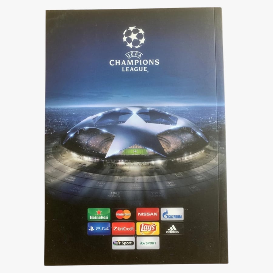 مجلة يوم المباراة دوري ابطال اوروبا مانشستر سيتي ضد ريال مدريد تحمل صورة ديبروين