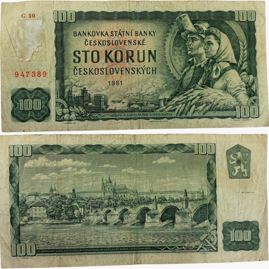 عملة تشيكسلوفاكيا 1961 م