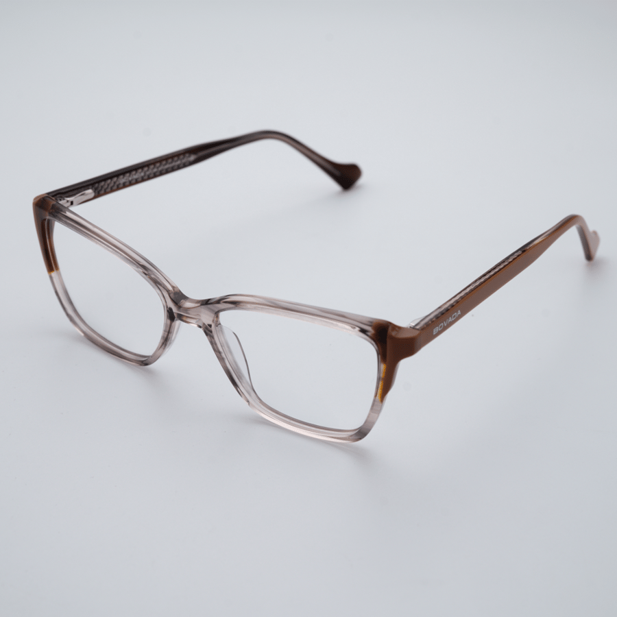 Bovada Transparent Brown Eyeglasses