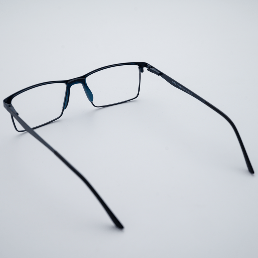 AirLite Black Rectangular Eyeglasses