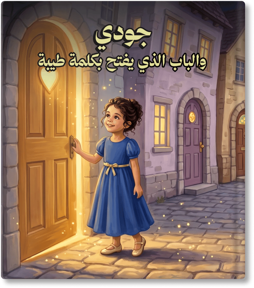 الباب الذي يفتح بكلمة طيبة - قصة مخصصة للأطفال