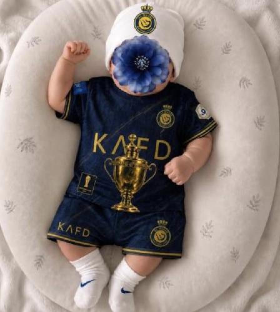 طقم اطفال نادي النصر التتويج | كاريزما الفارس الصغير