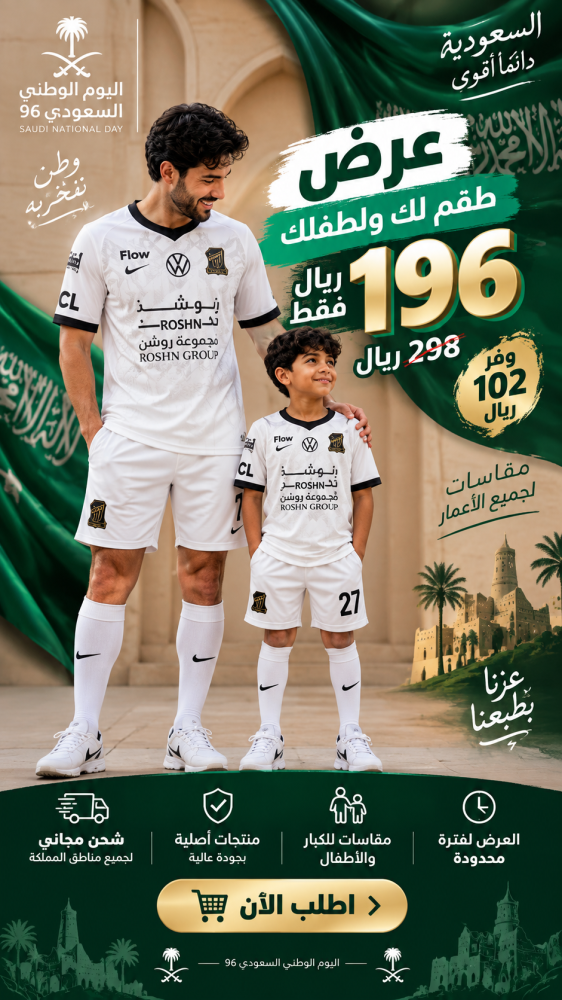عروض اليوم الوطني طقمين  الاتحاد 2027