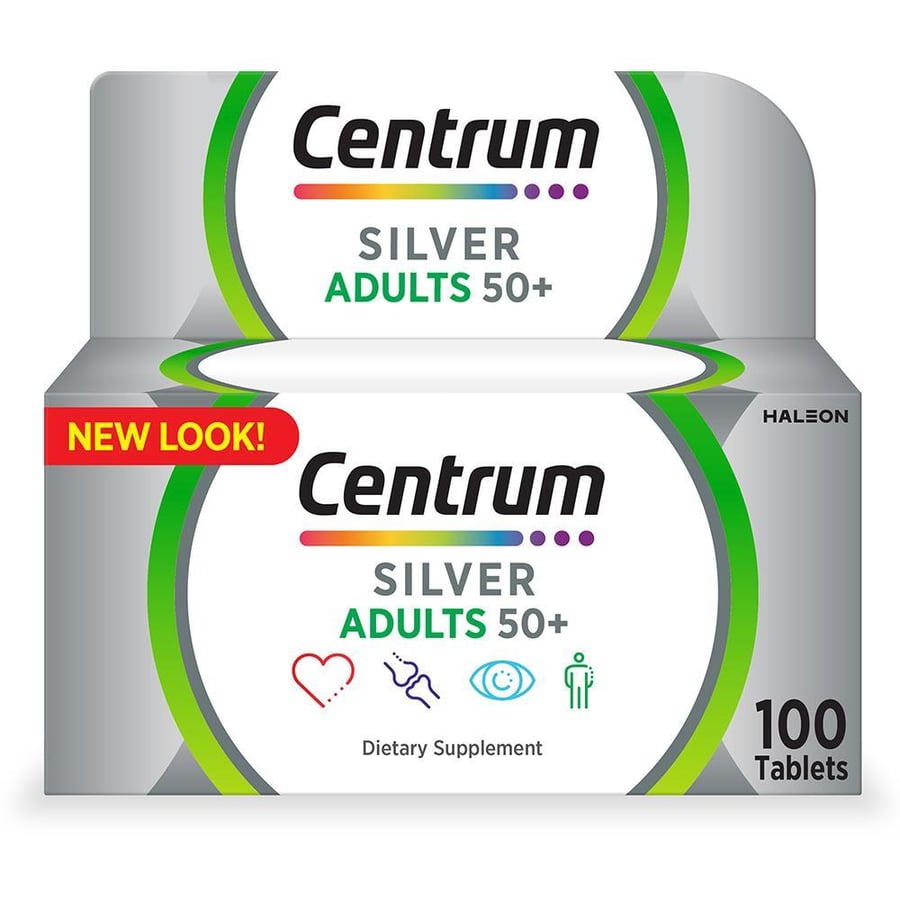 CENTRUM SILVER ADULT+50 100 TAB NEW