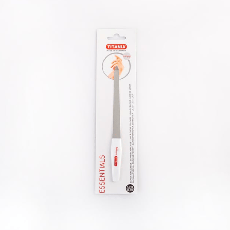 Titania 1040/5 Sapphire Nail File (مبرد أظافر تيتانيا ياقوت 5 بوصة 1040/5)