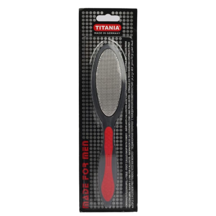 Titania Foot Callus Rasp With Emery Board 3041B (مبرد تيتانيا لإزالة مسامير القدم مع لوح صنفرة 3041B)