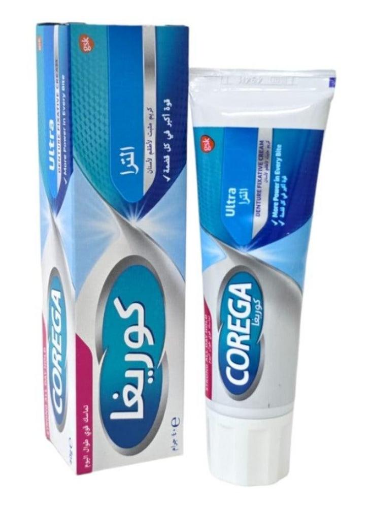 Corega Ultra Denture Fixative Cream 40g