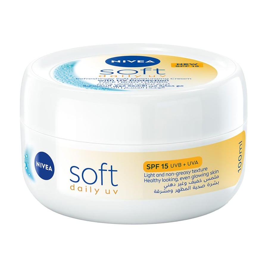 nivea soft daily uv cream100ml