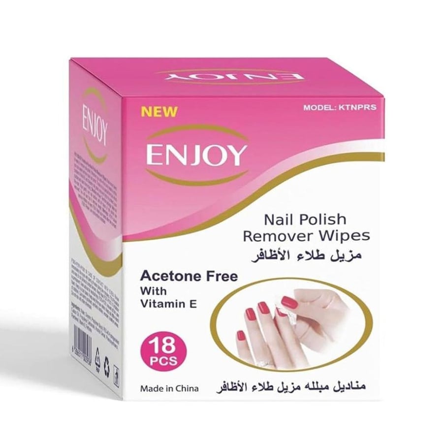 enjoy nail remover 18wipes