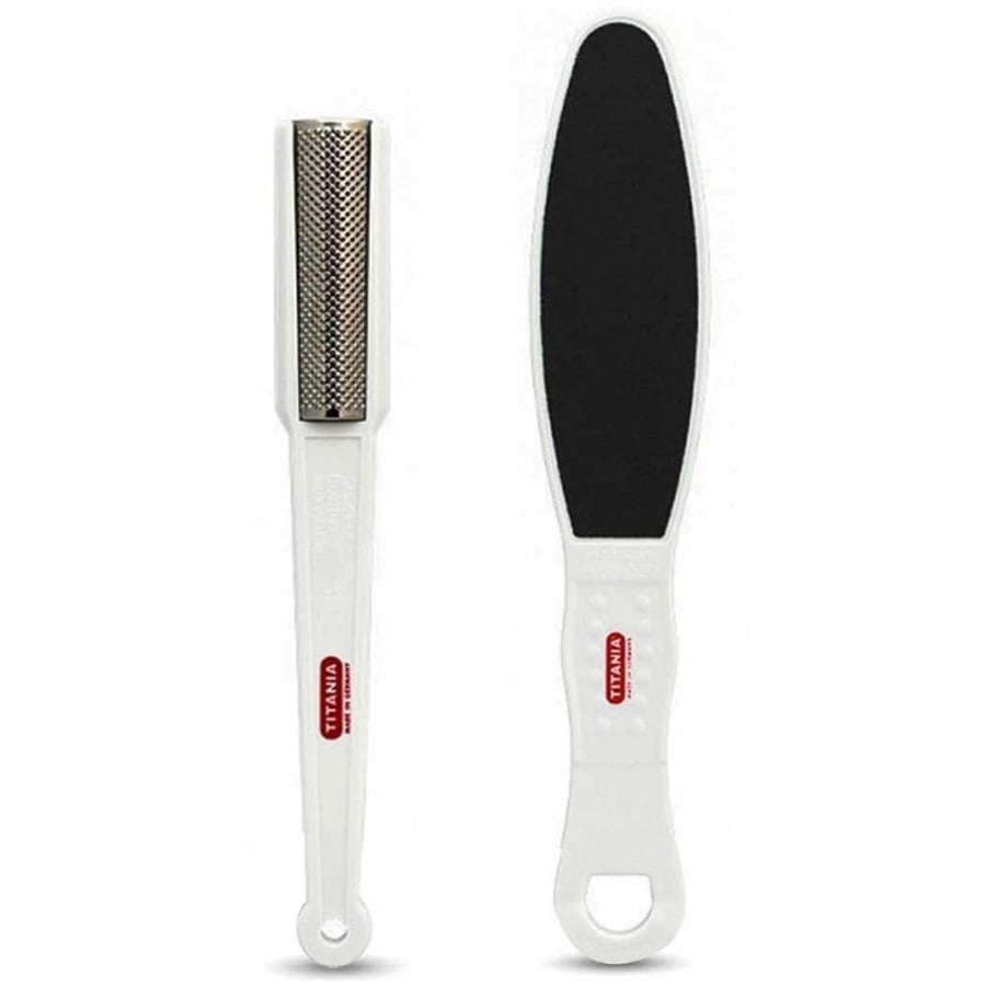 Titania Pedicure Foot File Set 2Pcs 3030 (تيتانيا مبرد ذو وجهين 2 قطعة 3030 )