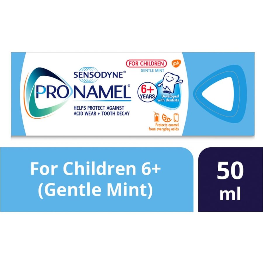Sensodyne Kids 6Y+ Pronamel Gentle Mint Toothpaste 50ml