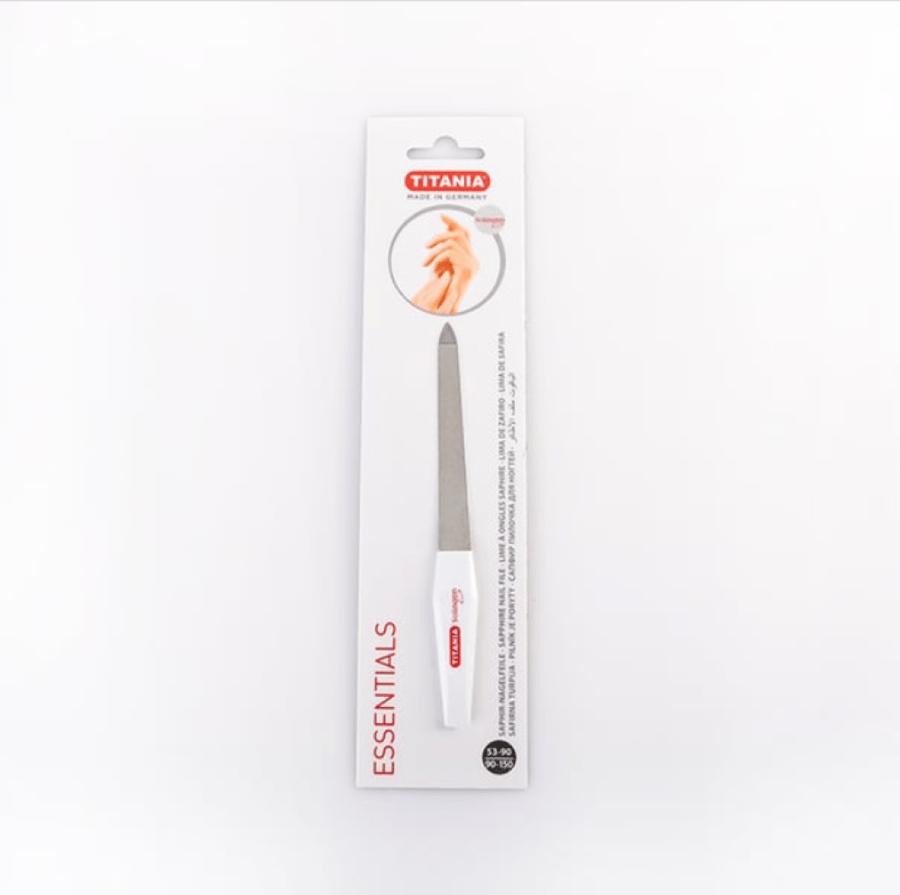 Titania 1040/4 Sapphire Nail File (مبرد أظافر تيتانيا ياقوت 4 بوصة 1040/4)