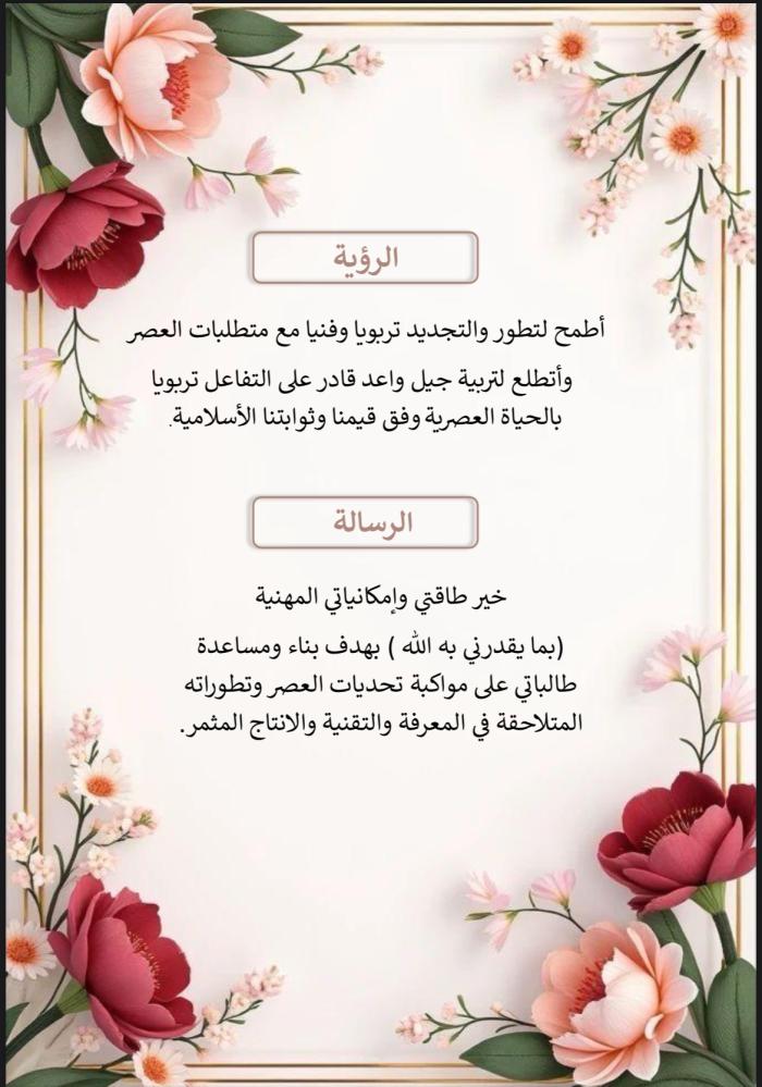 ملف توثيق شواهد الاداء للمعلم ورد أحمر