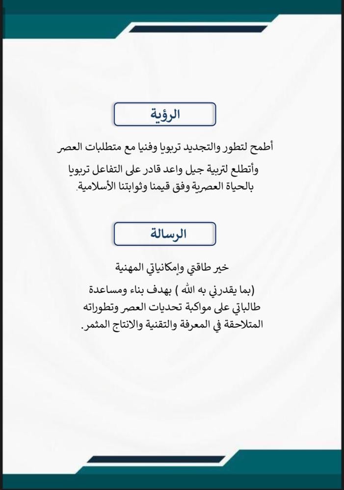 ملف توثيق شواهد الأداء للمعلم أخضر