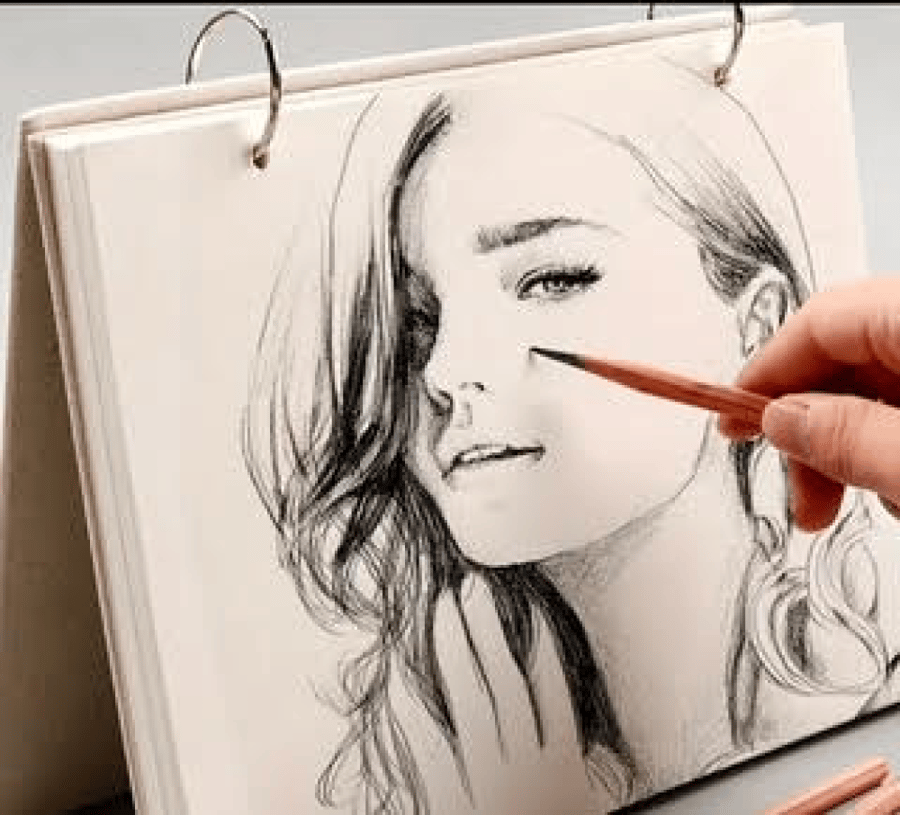 كتيب رسم صغير - بخامة ورقية عاليو الجودة