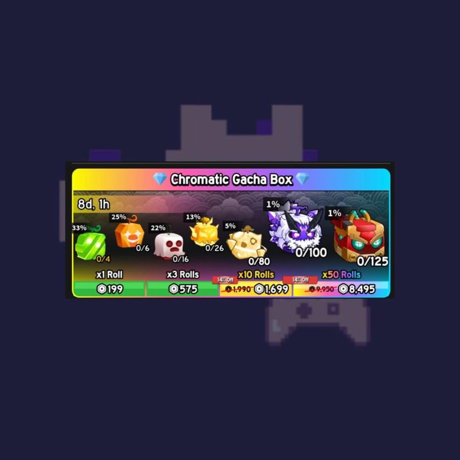 Chromatic Gacha Box(10 لفات)