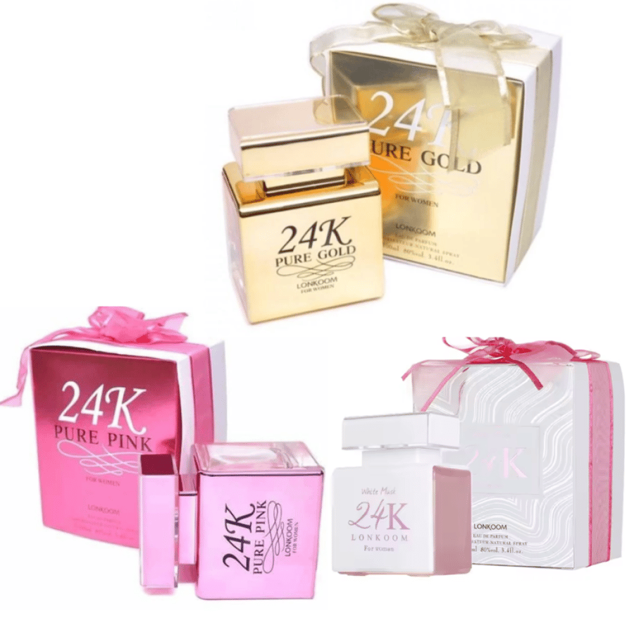 عرض 3 عطور 24K - مجموعة مميزة