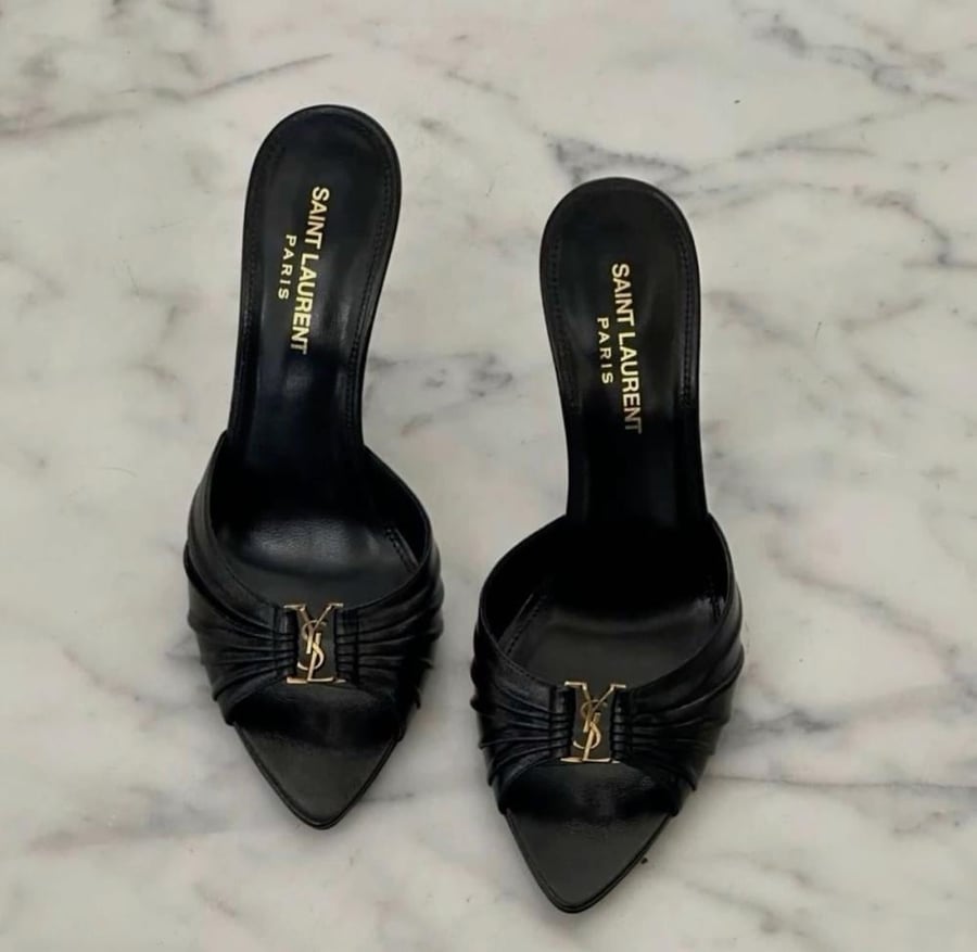 Saint Laurent black heel