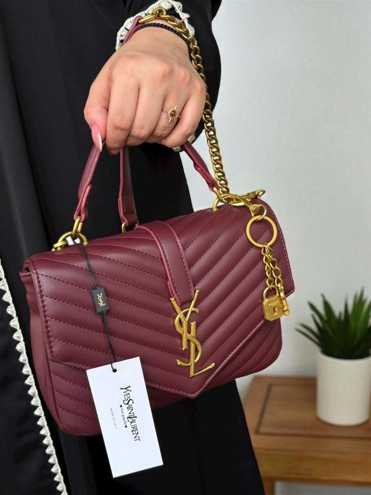 Saint Laurent bag maroon