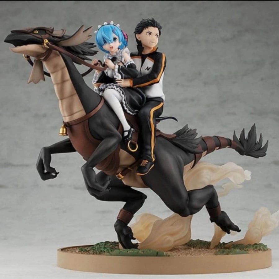 مجسم ريم وسوبارو الفاخر | Re:Zero Rem & Subaru Figure