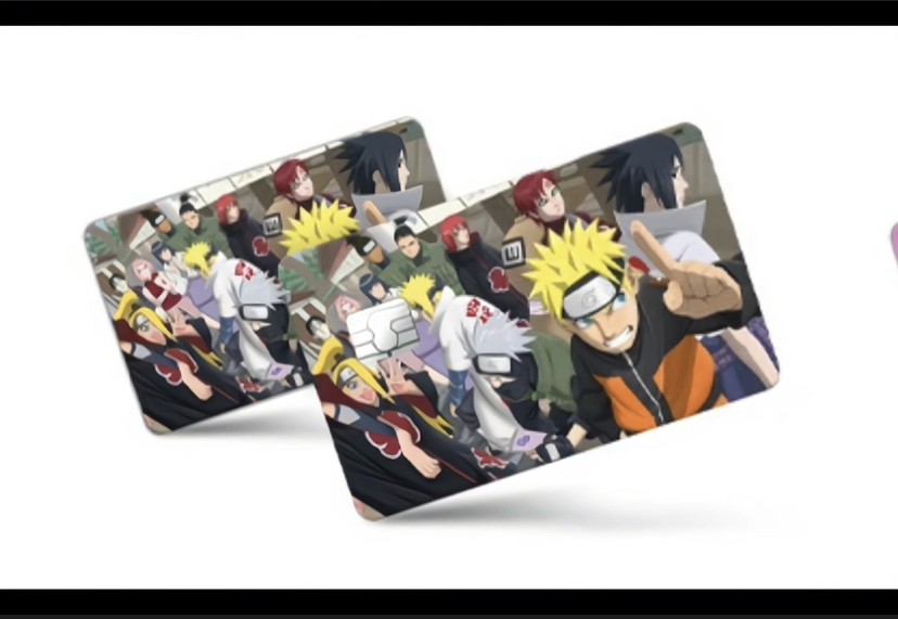 استيكر بطاقة بنك انمي - Naruto