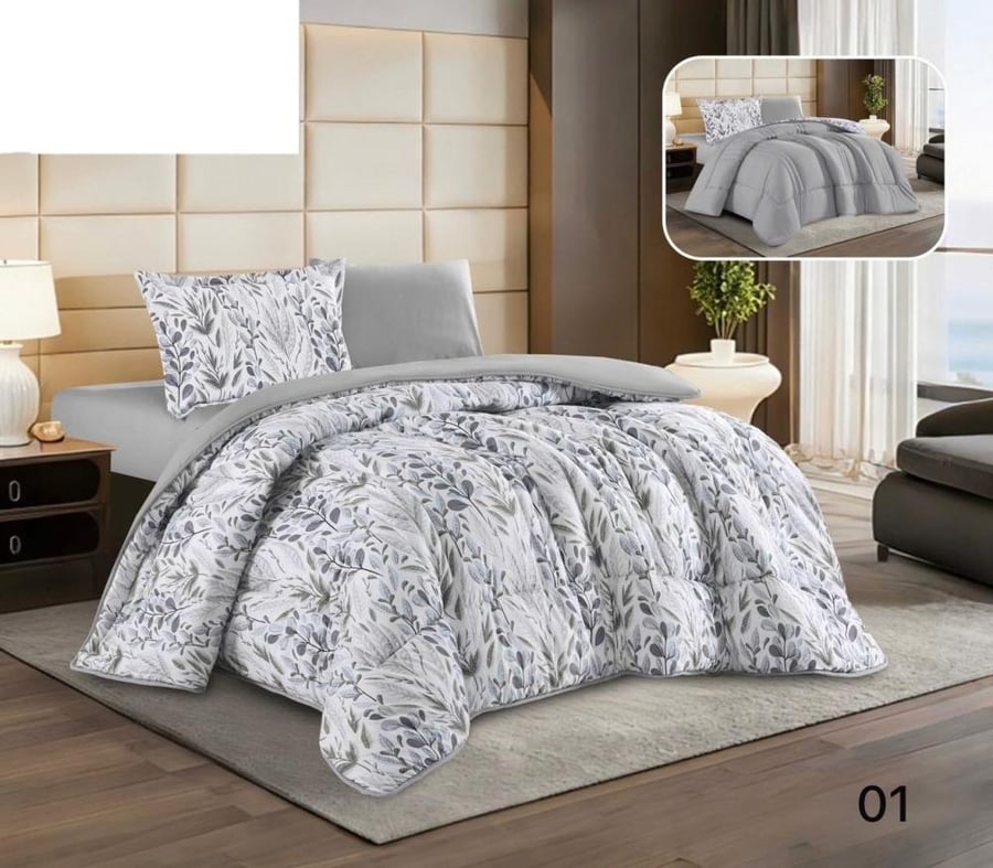 Hoodie bed cover for two people, summer, 6 pieces